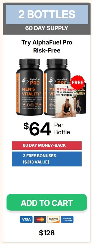 AlphaFuel Pro 1 bottle price for energy and vitality